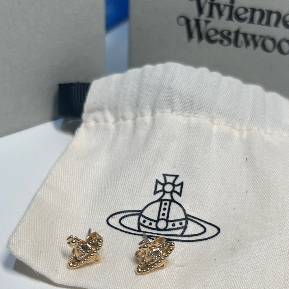 Vivienne Westwood Gold Studs
